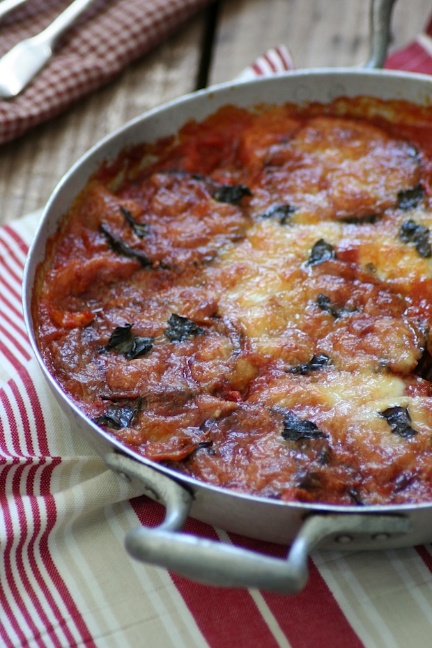 Receta berenjenas con queso parmesano